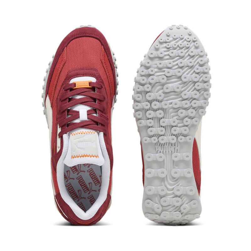 PUMA Blktop Rider Washed Mens Red Sneakers - Image 4